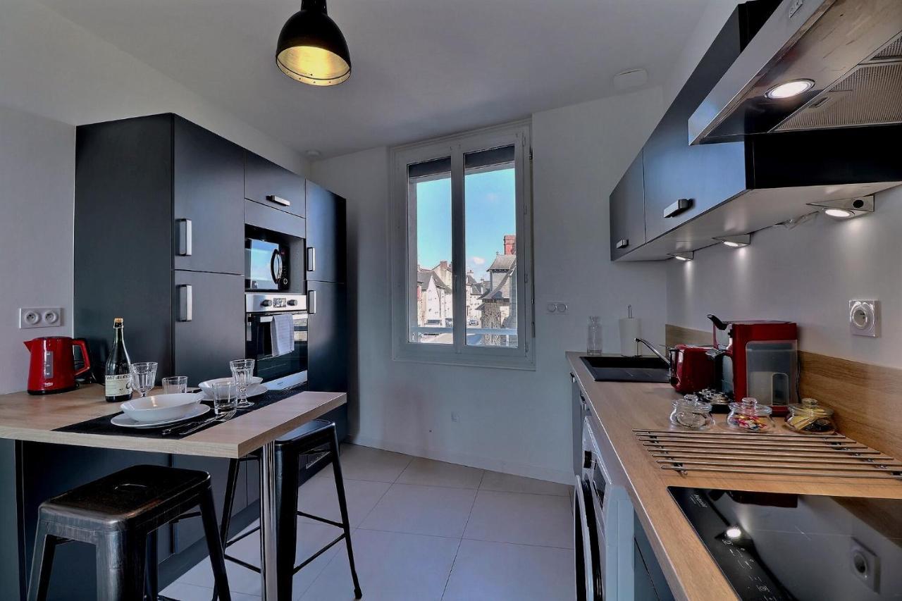 Appartement Logisy En Centre-Ville De Vitre I Logisy L'Indu Vitré Buitenkant foto